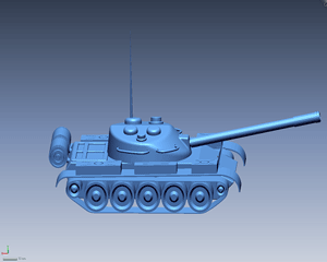 mẫu thiết kế 3d xe tăng thiết giáp (192x97x84 mm)