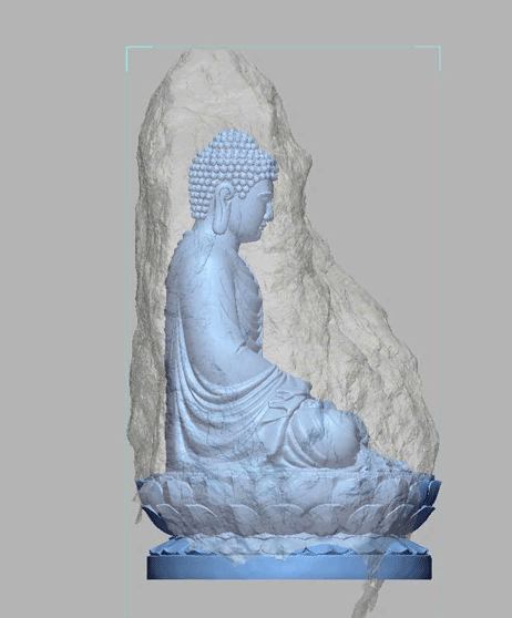 scan 3d gia công tượng phật