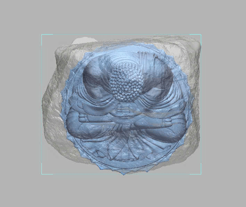 scan 3d gia công tượng phật