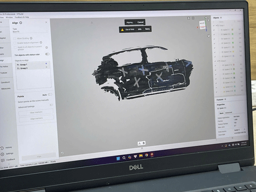 thiết kế ngược từ scan 3D